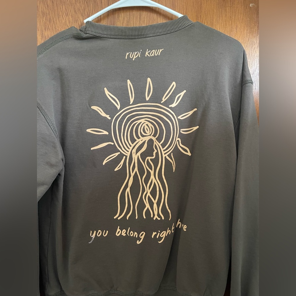 Rupi Kaur Home Body Crew Neck Hoodie